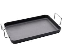 Cadac Padella Antiaderente 26,5x48 cm per Barbecue - Alluminio Anodizzato Duro - Compatibile con BBQ Meridian e Titan - Manico in Acciaio Inox