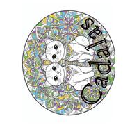 Cadalas: Cats & Mandalas Coloring Book for Adults: Relaxing Cat Mandala Designs for Stress Relief, Mindfulness, and Creativity