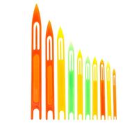 CADANIA 10 Pezzi Rete da Pesca con ago di Riparazione Linea di Rete Navette di plastica Rammendare Tessitura