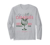 Cadaqués La vita è migliore in Costa Brava Catalogna Souvenir Maglia a Manica