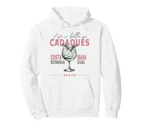 Cadaqués La Vita Migliore in Costa Brava Catalogna Souvenir Felpa con Cappuccio