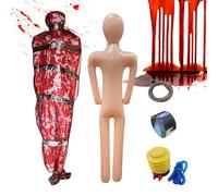 Cadavere di Halloween, corpo gonfiabile di Halloween,Accessorio per cadavere gonfiabile di Halloween - Accessorio per cadavere gonfiabile spaventoso di Halloween, accessori morti gonfiabili di