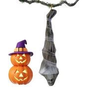 Cadavere di Halloween, Mummia di Halloween - Accessori per cadaveri leggeri Halloween Prop - Accessori per la casa infestata, attivati dal suono, con occhi luminosi, corpo tremante forniture per feste