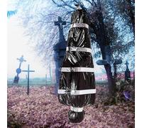 Cadavere Finto di Halloween,150cm Spaventoso Corpo Finto,Halloween Bambola Gonfiabile Cadavere Decorazioni,Morta Puntelli Scena del Crimine Decorazione Spaventoso Finto Cadavere Borsa