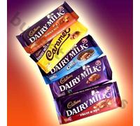 Cadbury 5 Chocolate Bar Extravaganza - Noce intera, Caramello, Latte lattiero...