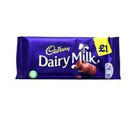 Cadbury Barretta di cioccolato al latte lattiero-caseario - 22 x 95g