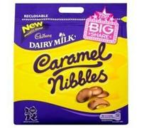 Cadbury Caramel Nibbles Big Share 275 g x confezione da 3