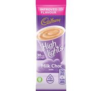 Cadbury Chocolate High Lights Fairtrade Hot Chocolate Powder Sachets Low Calorie Ref A07590 [Pack 30]