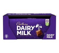 Cadbury Dairy Milk Cioccolato al latte cremoso, delizioso sapore dolce e corposo, latte di Dairy 17 x 180 g