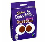 Cadbury Dairy Milk Giant Buttons 119 g - Astuccio da 5