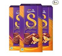 Cadbury Dairy Milk Silk Desserts Plum Cake Tavoletta di Cioccolato, 70 Grammi...