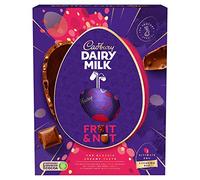 Cadbury Latticini Latte Frutta e Noce Gigante Inclusione Cioccolato Uovo di Pasqua 532