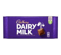 Cadbury Tavoletta di cioccolato al latte, cioccolato al latte cremoso e liscio, 180 g (confezione da 1)