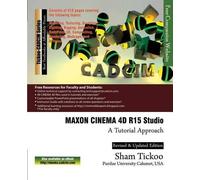 Cadcim Technologies Prof Sham Tickoo Purdue MAXON CINEMA 4D R15 St (Tascabile)