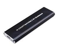 Caddy Enclosure Ssd M.2 Sata / Nvme Pcie 2230 2242 2260 2280 Adattatore Esterno_