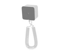 Caddy Mandar Distanza TV - Retrattile Magnetic Support | Organizer di sicurezza da parete con cavo di scarico, Anti Robo - Accessori per dischi