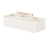 Caddy Organizer con maniglia organizer rettangolare da scrivania con 5 scomparti contenitore portaoggetti multifunzionale per la scuola