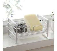 Caddy per Lavello, Porta Spugna per Piatti con Design a Scanalatura Porta Spugna da Cucina in Ferro, Porta Spugna Staccabile, Porta Spugna Antiscivolo, Porta Spugna da Cucina