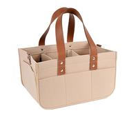Caddy per pannolini - Organizer per neonati | Borsa portaoggetti per pannolini in feltro, cestino per il trasporto multi-sezione, supporto per accessori per la cura dei bambini, scatola di