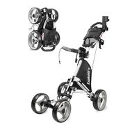 Caddytek Explorer V8-Argento, Golf Push Carrello Unisex, Taglia Unica