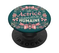 Cadeau Actrice Femme Fille PopSockets PopGrip Adesivo