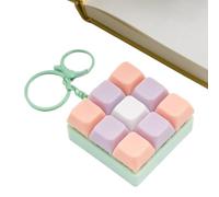 Cadeau Étudiant -5,5x5,5cm Clavier Fidget Toy | 60g, Porte-clés Mécanique À, Gadget Sensoriel Anti-Stress, Pour Bureau Étudiants TDAH Anxiété Adultes Cadeau Sac À Dos École