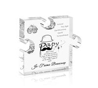 Cadeau Grand-Père Original - Plaque Acrylique Personnalisée pour Anniversaire, Cadeau pour Papi, Cadeau Unique pour Grand-Père, Cadeau Souvenir pour Grand-Papa