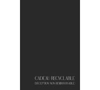 Cadeau recyclable (déception non remboursable) : carnet drôle et sarcastique de 120 pages lignées, parfait pour un Secret Santa, un collègue insupportable ou un ami à humour douteux.