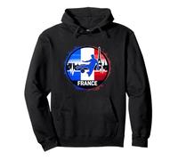 Cadeau Supporter Français Foot Felpa con Cappuccio