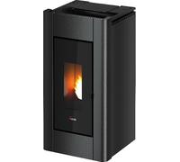 Prince Plus 11 - Stufa a Pellet Canalizzata 10,5 kW Serbatoio 25 Kg Volume Riscaldabile 294 m3 Metallo Antracite