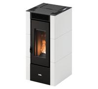 Cadel Stufe Stufa pellet 7025097 CRISTAL 6 T1 White