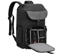 CADeN Zaino Fotografico,Zaino Borsa Fotocamera per Fotocamera Reflex Digitale DSLR con Scomparto per Laptop da 15,6 Pollici, Compatibile con Fotocamere Sony Canon Nikon e Treppiede Obiettivo