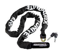 CATENA IN ACCIAIO CON LUCCHETTO INTEGRATO KEEPER KRYPTONITE DA 120CM cod 15519