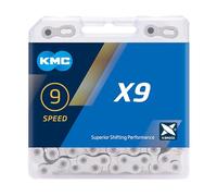 Catena per biciclette KMC X9 x114 argento