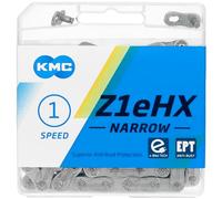 Catena KMC 3/32 "128 maglie E-Bike Z1eHX Narrow EPT grigio argento