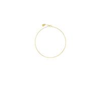 Cadena Simple Corta bañada en Oro compuesta por múltiples eslabones con Forma Oval. El accesorio Ideal para lucir Tanto a diario Como en ocasiones especiales y con El Que serás El Centro de atención.