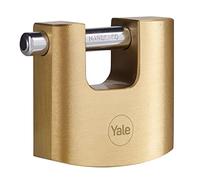 Yale Lucchetto di sicurezza Y114B/70/113/1 corpo in ottone, arco in acciaio cementato, 3 chiavi