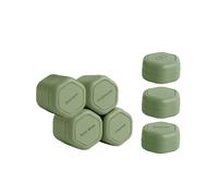 Cadence Contenitori da viaggio - Set di capsule quotidiane - capsule magnetiche da viaggio - per shampoo, balsamo, bagnoschiuma, pillole e altro - 5 Flex Medium (37,4 g) e 3 Flex Small (15,9 g) -