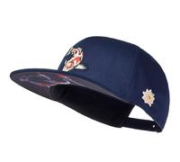 Cadency® Cappellino Snapback Uomo, Koi Fish, Unisex, Misura Regolabile, Blu Marino, Taglia Unica