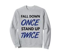 Cadere Giù Una Volta alzarsi Due Volte - Design per Persone di Successo Felpa
