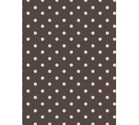 Caderno A4 Pautado Estilo Minimalista Fundo Castanho com Bolinhas Rosas: 160 páginas pautadas para estudantes do ensino fundamental, médio e universitários