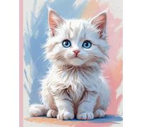 Caderno Gatinho - Caderno para Crianças com Dislexia | Escrita mais clara e confortável | Papel Colorido: Mais do que um caderno, um apoio diário para aprender, escrever e crescer com confiança.