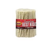 Cadet Premium Grade Beef Hide Twist Sticks, Original, 5 IN, 100 Count, 1 Pack
