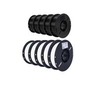 Cadfghjk Filamento PLA/ABS/PETG Da 10 Kg, 1,75 Mm, Nero, Bianco E Grigio, 10 Rotoli, PLA ABS PETG, Plastica For Stampante 3D, Compatibile Con KINGROON(PLA 10kg Mix)