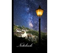 Cadgwith Night Sky Notebook: Lined Journal with 110 Pages | Cornwall Coastal Village Under the Stars | 6" x 9"