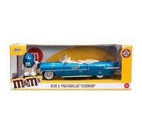 Jadatoys 253255067 - M&MS Blu & 1956 Cadillac Eldorado - Nuovo