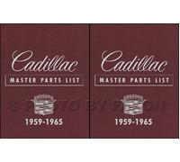 Cadillac Parti Libro 1961 1962 1963 1964 1965 Master Parte Catalogo Illustrato
