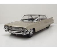 Cadillac Serie 62 Coupè Deville 1961 Beige Braun Metallico 1:18 KK Scale Modell