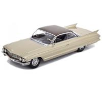 Cadillac Series 62 Coupe DeVille 1961 beige modello di auto 181252 KK-Scale 1:18