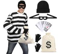 Cadimus Costume da Ladro Uomo L per Cosplay di Carnevale Halloween